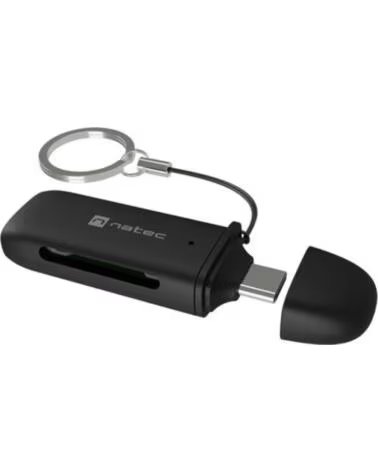 NATEC LECTOR DE TARJETAS SCARAB C SD-MICRO SD USB-C 3 2 GEN BLACK