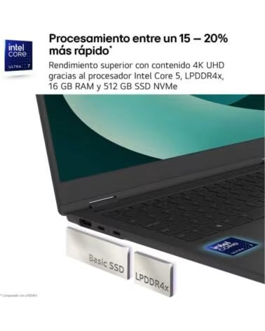 LG LAPTOP GRAM 14ZD90RU-G 14 POLLICI I5-1334U 8GB 256GB FREEDOS