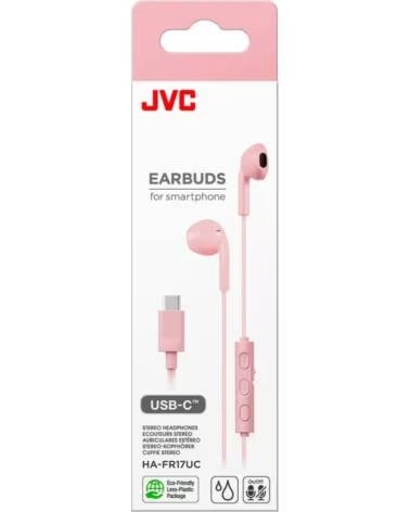 JVC HA-FR17UC - ÉCOUTEURS BOUTON AVEC USB-C ROSE PINK