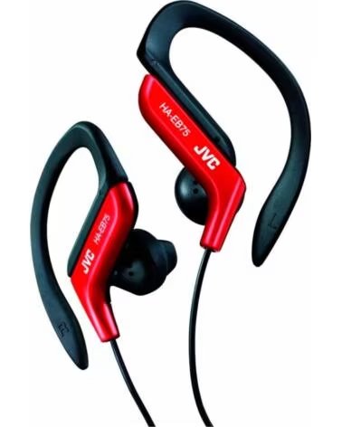 JVC HA-EB75 - AURICULARES DEPORTIVOS CON GANCHO DE SUJECIÓN AJUSTABLE ROJO RED