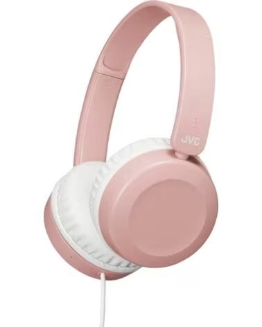 JVC HA-S31M AUSCULTADORES DOBRÁVEIS COM CONTROLO REMOTO E MICROFONE ROSA PINK