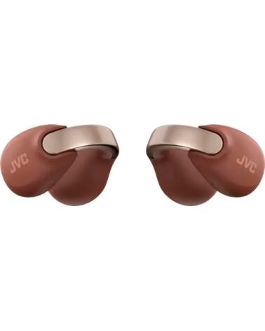 JVC HA-NP1T AUSCULTADORES SEM FIOS ABERTOS ESTILO PIERCING CASTANHO BROWN