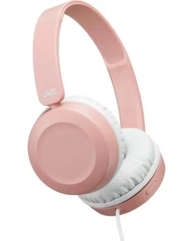 JVC HA-S31M AUSCULTADORES DOBRÁVEIS COM CONTROLO REMOTO E MICROFONE ROSA PINK