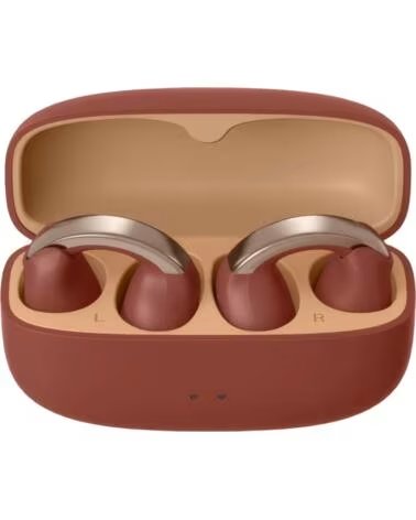 JVC HA-NP1T AUSCULTADORES SEM FIOS ABERTOS ESTILO PIERCING CASTANHO BROWN