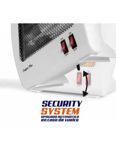 ORBEGOZO BP 5000 AQUECEDOR DE QUARTZO 800W BRANCO WHITE