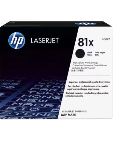 HP Toner cf281x negro nº 81x 25000pag