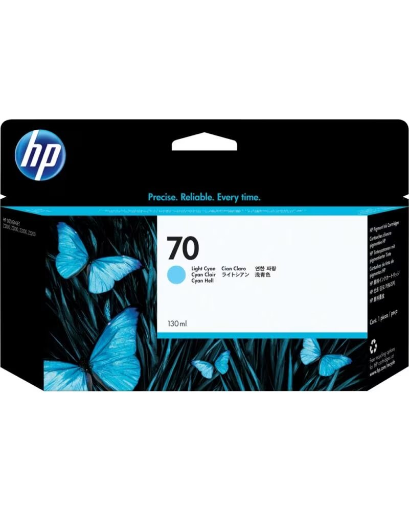 HP TINTA 70 CIAN CLARO
