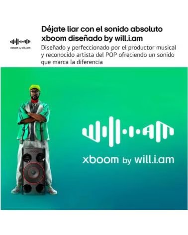 LG XBOOM POWER5000 - ALTAVOZ GRAN POTENCIA PARA FIESTAS BLACK