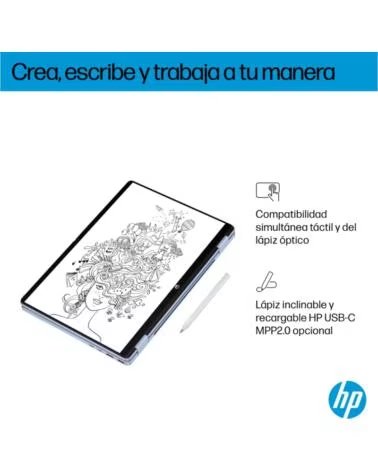 HP PORTATIL OMNIBOOK 5 FLIP 2-in-1 14-FP0007NSX U5 325U BLUE