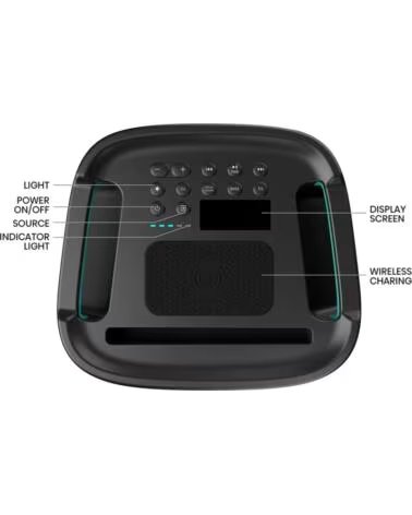 HISENSE PARTY STORM KABELLOSER PARTY-LAUTSPRECHER 300W BLUETOOTH BLACK
