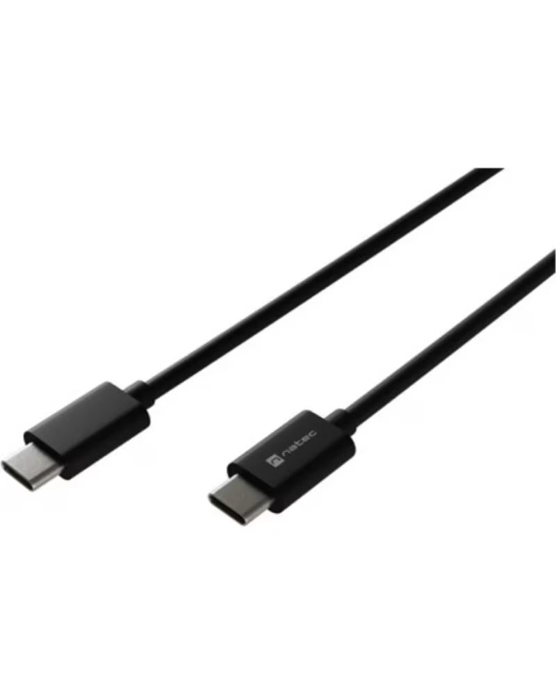 NATEC KABEL 20 USB-C STECKER-STECKER PD 100W 2M RETAIL SCHWARZ NKA-2147 BLACK