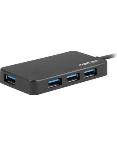 NATEC SILKWORM HUB USB-C 4 PORTS USB 30 NOIR BLACK
