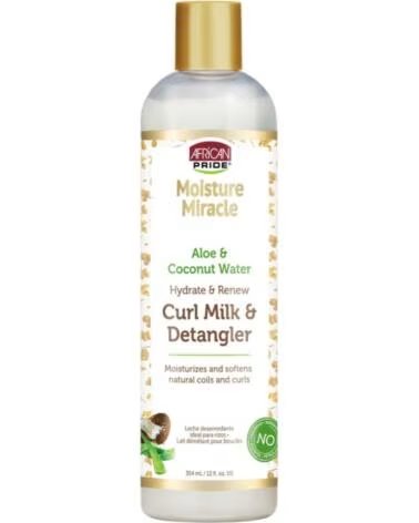 AFRICAN PRIDE Moisture Miracle Curl Milk and Detangler 354ml