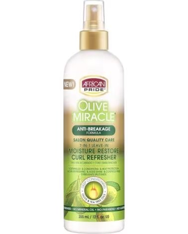 AFRICAN PRIDE Olive Miracle 7-IN-1 Leave-In Curl Refresher 354ml