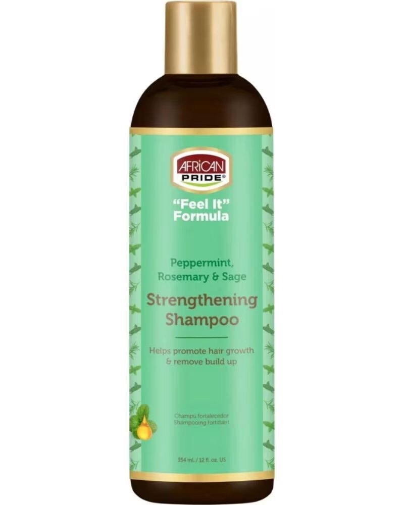 AFRICAN PRIDE Peppermint Rosemary and Sage Champu 355ml