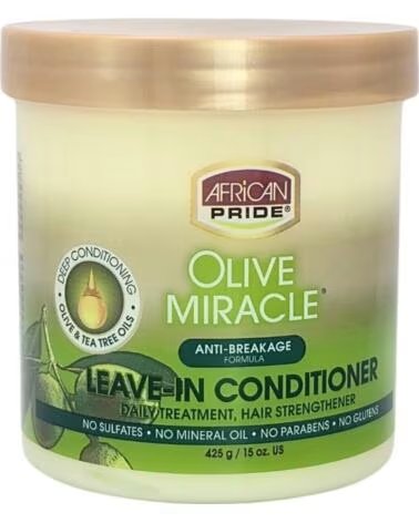 AFRICAN PRIDE Olive Miracle Leave-in Conditioner 425g