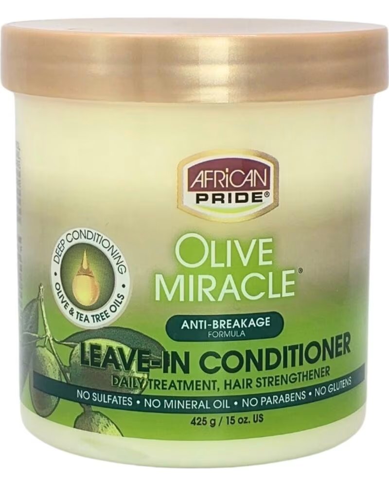 AFRICAN PRIDE Olive Miracle Leave-in Conditioner 425g