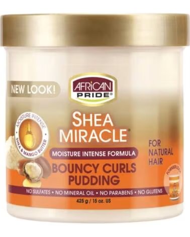 AFRICAN PRIDE Shea Miracle Bouncy Curls Pudding 425g