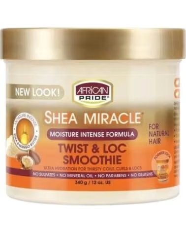 AFRICAN PRIDE Shea Miracle Twist and Loc Smoothie 340g
