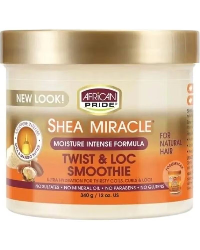 AFRICAN PRIDE Shea Miracle Twist and Loc Smoothie 340g
