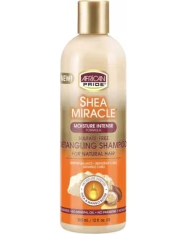 AFRICAN PRIDE Shea Miracle Moisture Intense Detangling Champu 355ml