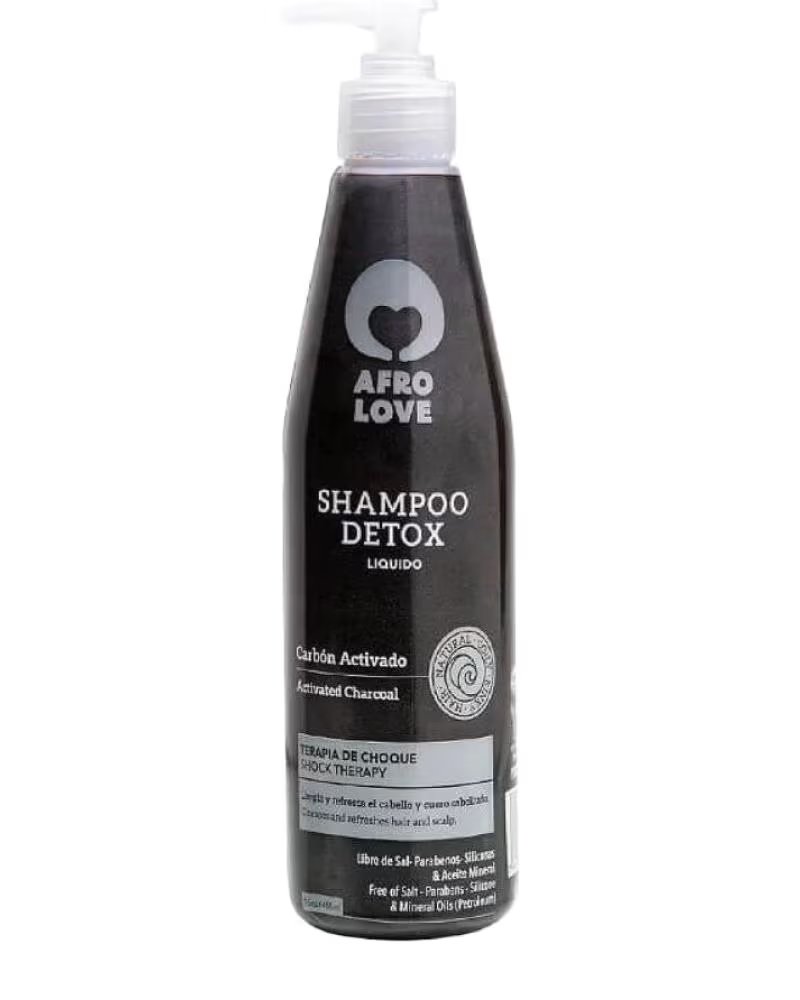 AFRO LOVE Champu Detox Carbon Activado 290ml