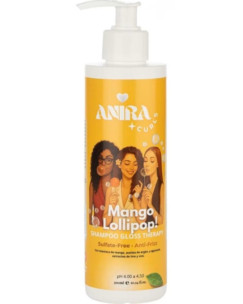 ANIRA CURLS Mango Lollipop Champu Gloss Therapy 300ml