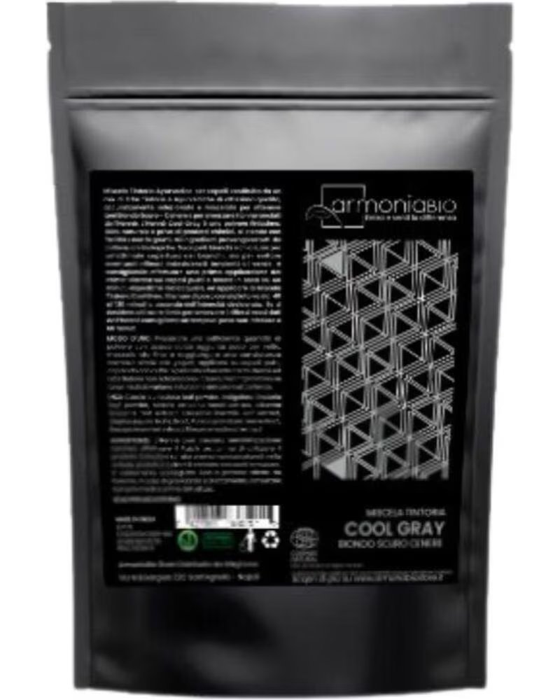 ARMONIA BIO ArmoniaBio Henne Cool Gray Rubio Ceniza Oscuro 100g
