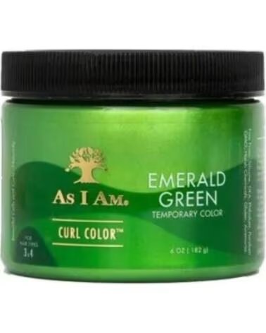 AS I AM Curl Color Emerald Green Vert 182g