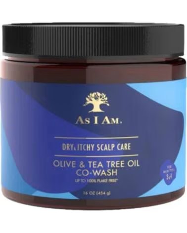 AS I AM Dry and Itchy Cowash Olive And Tea Tree Oil 454g