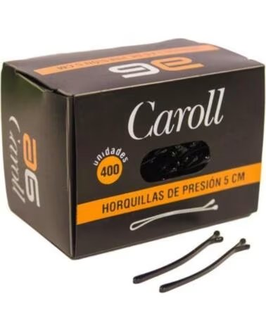 ASUER Horquilla Negra Caroll 5cm 400uds