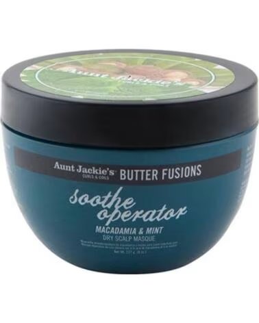 AUNT JACKIES Aunt Jackie´s Butter Fusions Soothe Operator – Macadamia and Mint Dry Scalp Conditioning Masque 240g