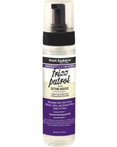 AUNT JACKIES Aunt Jackie´s Grapeseed Frizz Patrol Anti-Poof Twist and Curl Setting Mousse 237ml
