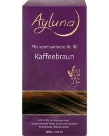 AYLUNA Tinte Vegetal Nº80 Cafe 100g