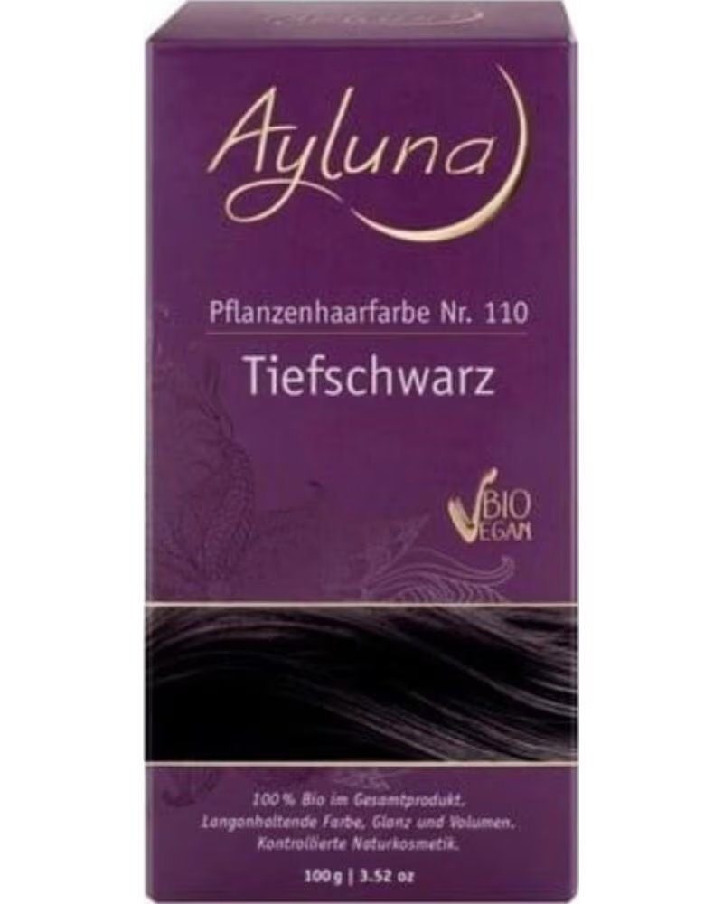 AYLUNA Tinte Vegetal Nº110 Negro Intenso 100g