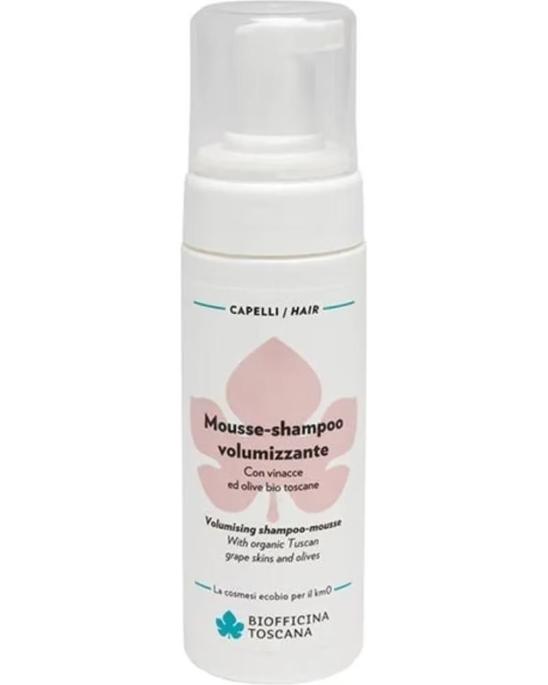 BIOFFICINA TOSCANA MOUSSE CHAMPÚ VOLUMINIZADOR CAPILAR 150ML