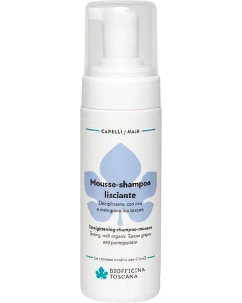 BIOFFICINA TOSCANA MOUSSE CHAMPÔ LISCIANTE 150ML