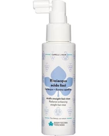 BIOFFICINA TOSCANA ENXAGUANTE ÁCIDO CABELO LISO 100ML
