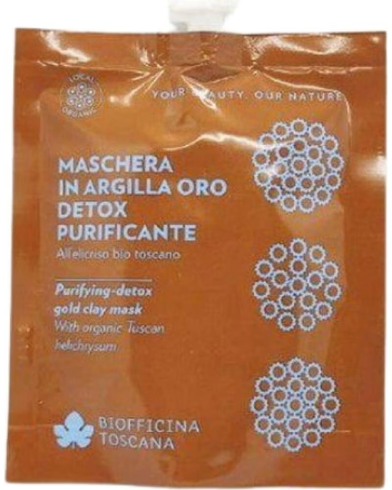 BIOFFICINA TOSCANA MASCHERA IN ARGILLA ORO DETOX PURIFICANTE 30G
