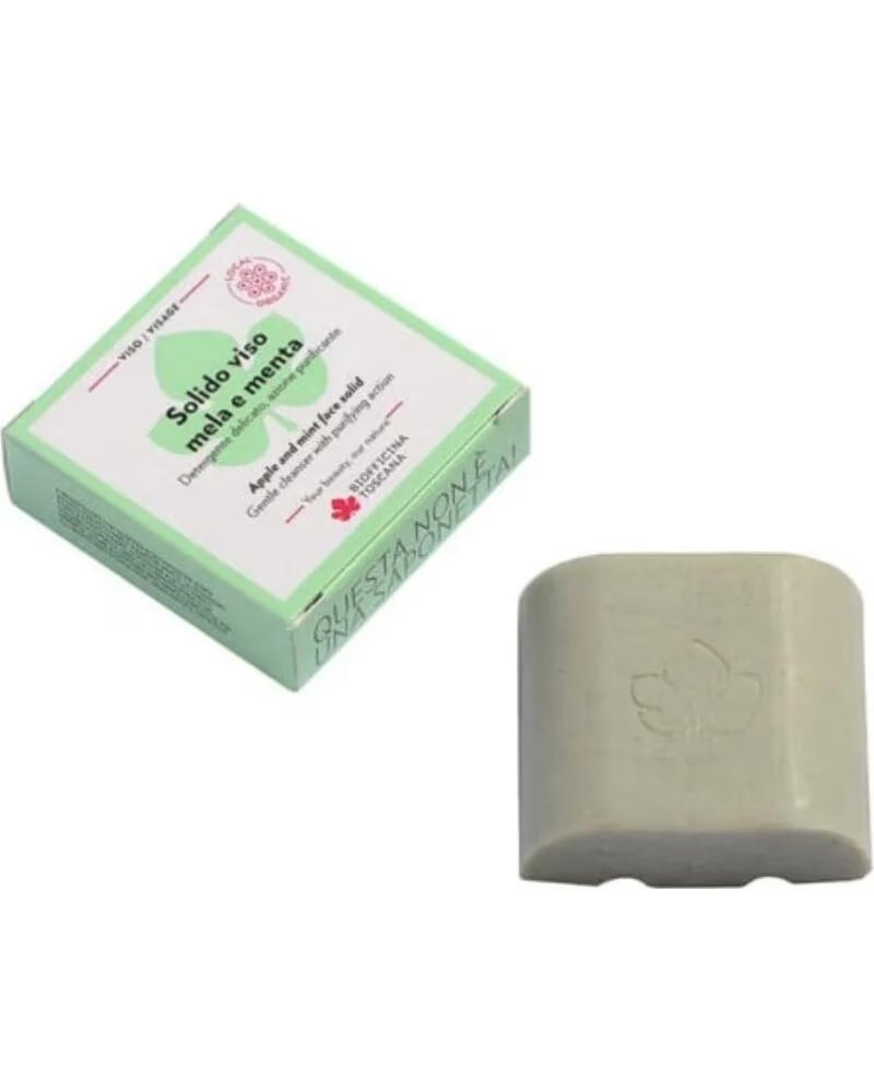 BIOFFICINA TOSCANA SOLIDO VISO MELA E MENTA FACIAL 50G