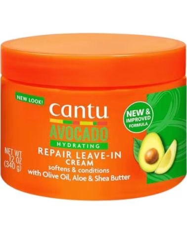 CANTU Avocado Hydrating Leave-in Conditioner Reapair Cream 340g