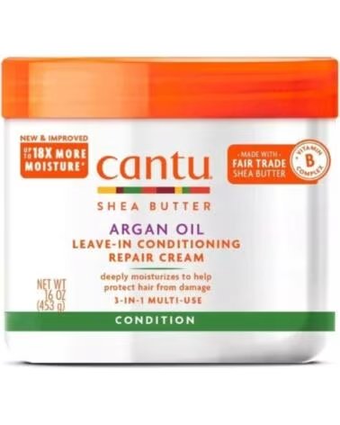 CANTU Classics Argan Oil Leave-In Conditioning Repair Cream 453g