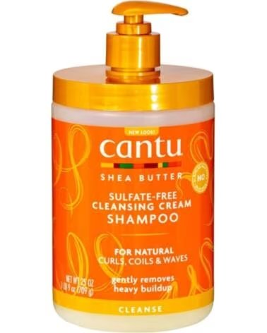CANTU For Natural Hair Sulfate-Free Cleansing cream Champu 709g
