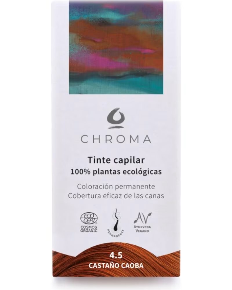 CHROMA Tinte Natural 4 5 Castano Caoba 100g