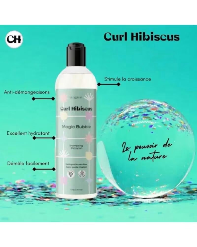 CURL HIBISCUS Champu Magic Bubble 250ml