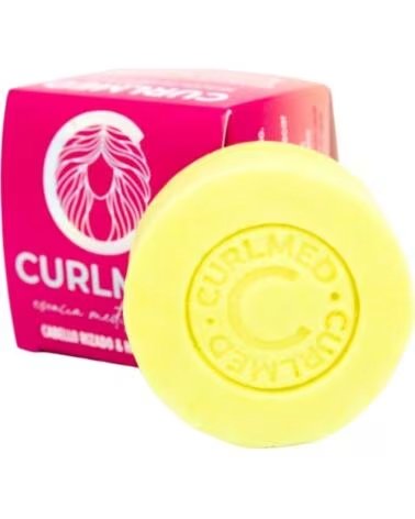 CURLMED Champu Solido Cabello Rizado e Hidratacion 80g