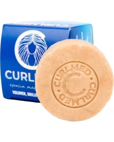 CURLMED Champu Solido Volumen Brillo y Suavidad 80g