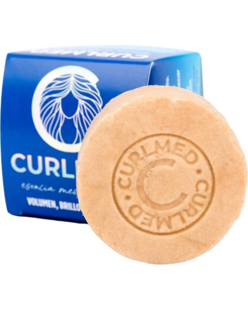 CURLMED Champu Solido Volumen Brillo y Suavidad 80g