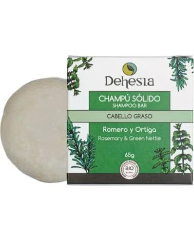 DEHESIA COSMETICA ECONATURA Dehesia Champu Solido BIO Cabello Graso con Romero y Ortiga 65g
