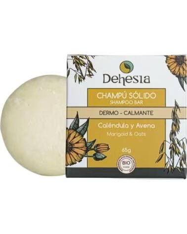 DEHESIA COSMETICA ECONATURA Dehesia Champu Solido BIO Dermo-Calmante con Calendula y Avena 65g